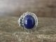 Navajo Indian Jewelry Sterling Silver Blue Lapis Ring Size 6.5 by Cadman