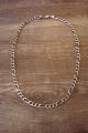 Southwestern Jewelry Sterling Silver Anodized Figaro Chain Necklace 18