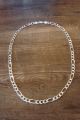 Southwestern Jewelry Sterling Silver Figaro Chain Necklace 22
