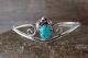 Navajo Indian Jewelry Sterling Silver Turquoise Bracelet by M. Calladitto