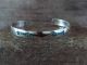 Navajo Indian Sterling Silver Turquoise Chip Inlay Bracelet by Joleen Yazzie