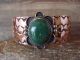 Native American Jewelry Copper Green Howlite Bracelet by EJ Tolta