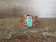 Navajo Indian Jewelry Copper Turquoise Ring Size 7 - B. Cleveland