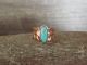 Navajo Indian Jewelry Copper Turquoise Ring Size 7.5 - B. Cleveland