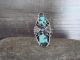 Navajo Indian Nickel Silver Turquoise Ring Size 6.5 - B. Cleveland