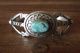 Navajo Sterling Silver Turquoise Turtle Bracelet - C. Johnson