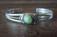 Navajo Indian Jewelry Sterling Silver Turquoise Bracelet -W. Wauneka