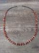 Native American Santo Domingo Spiny Oyster Heishi Necklace - Jeanette Calabaza