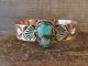Navajo Indian Copper & Turquoise Bracelet by Jackie Cleveland