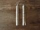 Navajo Indian Nickel Silver & Copper Dangle Earrings by JJ Lee