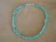 Navajo Indian Jewelry Hand Strung Turquoise Nugget Necklace!  Doreen Jake