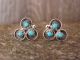 Zuni Jewelry Sterling Silver Elegant Turquoise Post Earrings! Lonasee