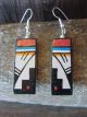 Jemez Indian Pueblo Handmade Clay Earrings by Benny Chinana! Handpainted