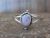Navajo Indian Sterling Silver Pink Opal Ring by Mariano - Size 8.5