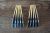 Navajo Sterling Silver Ribbed Post Earrings by Tom Hawk Navajo