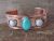 Native American Copper Turquoise Howlite Bracelet by Bobby Cleveland