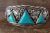 Navajo Indian Turquoise Sterling Silver Cuff Bracelet - Darrell Morgan