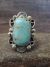 Navajo Indian Sterling Silver Turquoise Men's Ring Size 12.5 - Albert Cleveland
