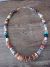 Navajo Sterling Silver Spiny Oyster and Gemstone Necklace T&R Singer