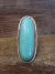 Navajo Indian Jewelry Sterling Silver & Turquoise Ring Size 8 - Begay