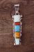 Navajo Indian Sterling Silver Opal Inlay Pendant by Steve Francisco