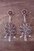 Zuni Indian Jewelry Sterling Silver Coral Blossom Earrings! Tricia Leekity