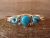 Navajo Indian Turquoise Sterling Silver Bracelet by Phillip Yazzie