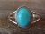 Native American Indian Jewelry Sterling Silver Turquoise Bracelet - Yazzie