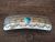 Navajo Jewelry Hand Stamped Silver Turquoise Hair Barrette! - Chee