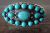 Navajo Indian Sterling Silver Turquoise Cluster Bracelet 