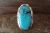 Navajo Indian Jewelry Sterling Silver Turquoise Ring Size 5 - Johnson