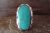 Navajo Indian Jewelry Sterling Silver Turquoise Ring Size 4.5 - Johnson