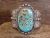 Large Navajo Indian Sterling Silver & Kingman Turquoise Cuff Bracelet - Ramone