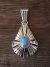 Native American Jewelry Sterling Silver Opal Pendant by Attakai