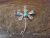 Zuni Sterling Silver Multi Stone Inlay Dragonfly Pin/Pendant - Ahiyite