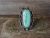 Navajo Indian Nickel Silver Turquoise Ring Size 9.5 - J. Cleveland