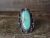 Navajo Indian Nickel Silver Turquoise Ring Size 10 - J. Cleveland