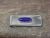 Navajo Indian Lapis Sterling Silver Money Clip - Arviso