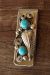 Navajo Indian Jewelry Turquoise Sterling Silver Leaf Money Clip! Wilbur Myers