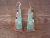 Santo Domingo Turquoise Multi-Stone Inlay Dangle Earrings by Torevia Crespin