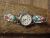 Navajo Indian Jewelry Sterling Silver Turquoise Coral Lady's Watch 