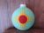 New Mexico Navajo Sand Painted Zia Christmas Ornament by Irwin Jim
