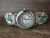 Native American Navajo Indian Sterling Silver Turquoise Lady's Watch Signed DM