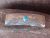 Navajo Indian Sterling Silver & Turquoise Hair Barrette by Begay