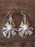 Native American Sterling Silver Opal Dangle Earrings! H. Attakai