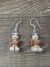 Handcrafted Santo Domingo Pueblo Clay Storyteller Earrings by Angel Bailon