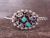 Navajo Indian Sterling Silver Turquoise Multi-Gemstone Bracelet by David Lopez