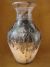 Acoma Pueblo Pottery Etched Horse Hair Friendship Vase by Louis