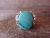 Navajo Indian Sterling Silver Turquoise Ring Size 12 - Darrell Morgan
