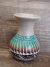Small Navajo Indian Hand Etched Horse Hair Pottery Vase Signed CB